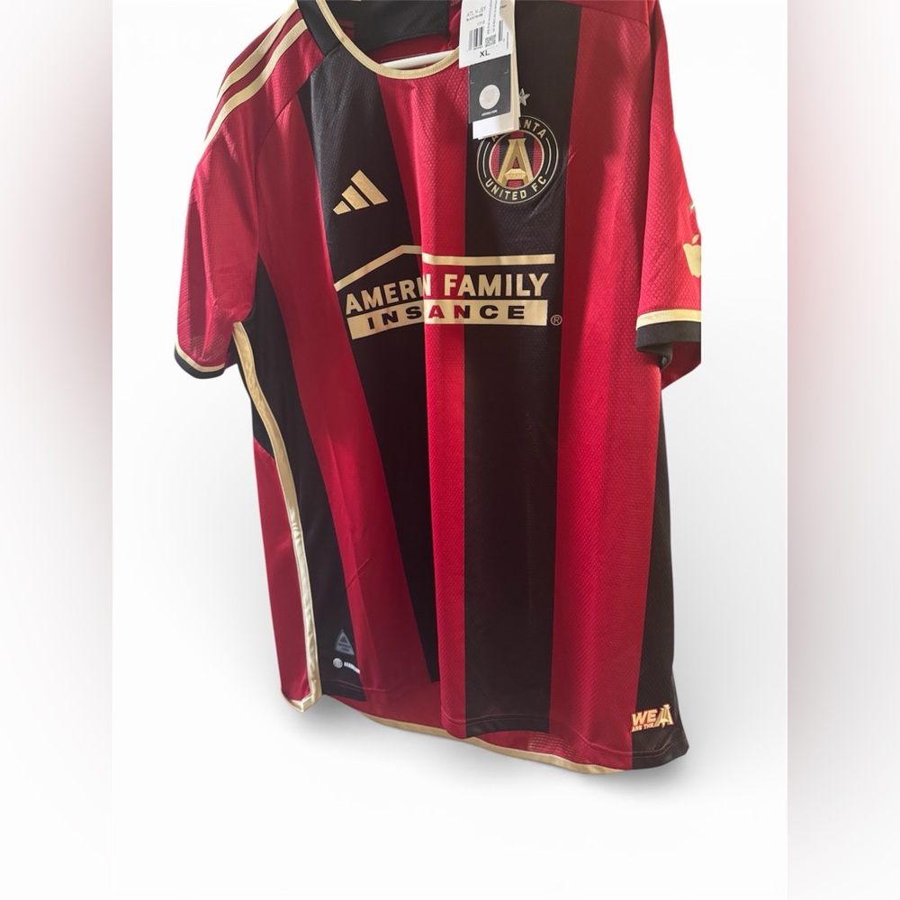 Adidas Red and Black Atlanta United FC Jersey